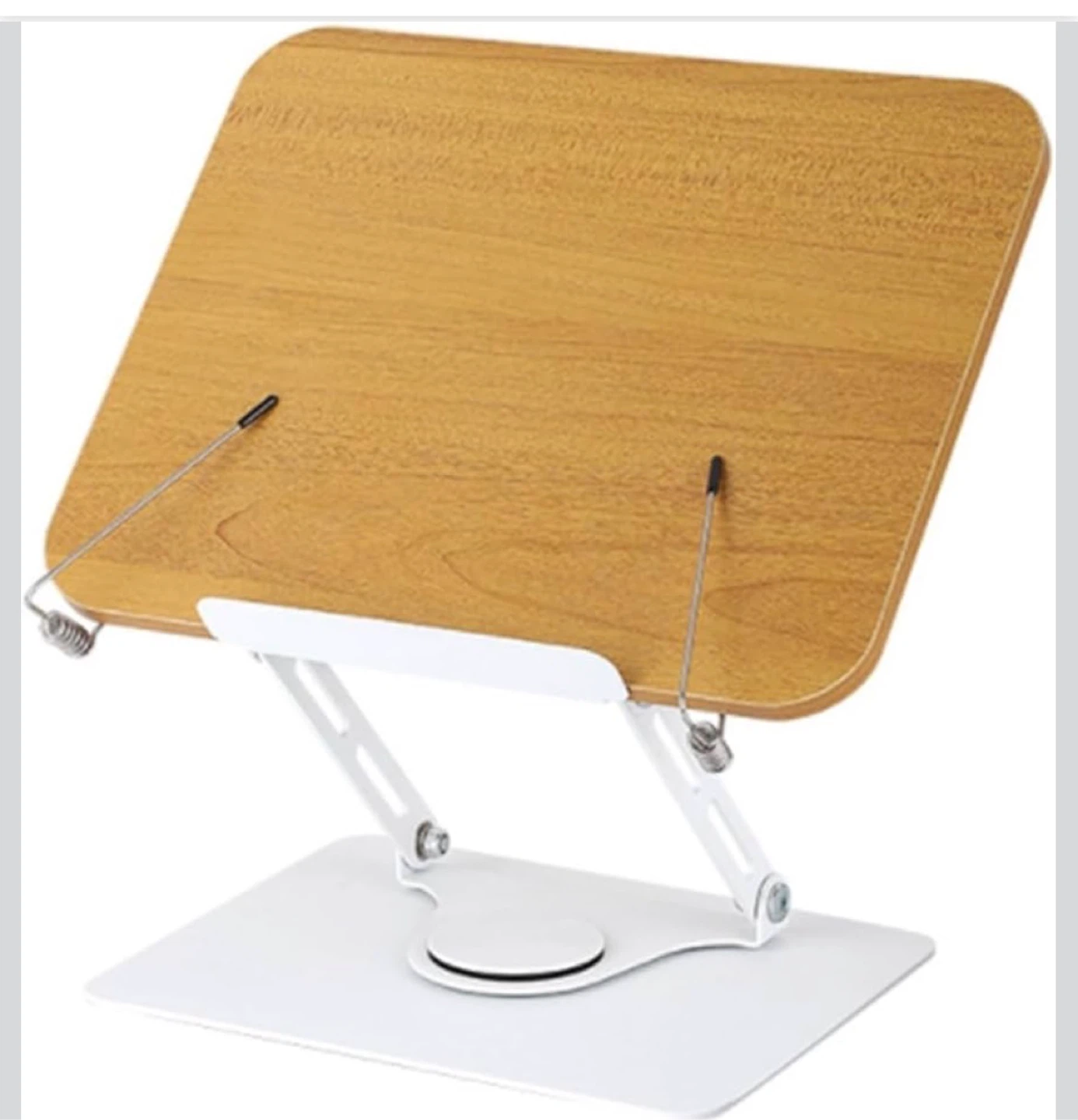 Adjustable Wooden Tablet and Book Stand