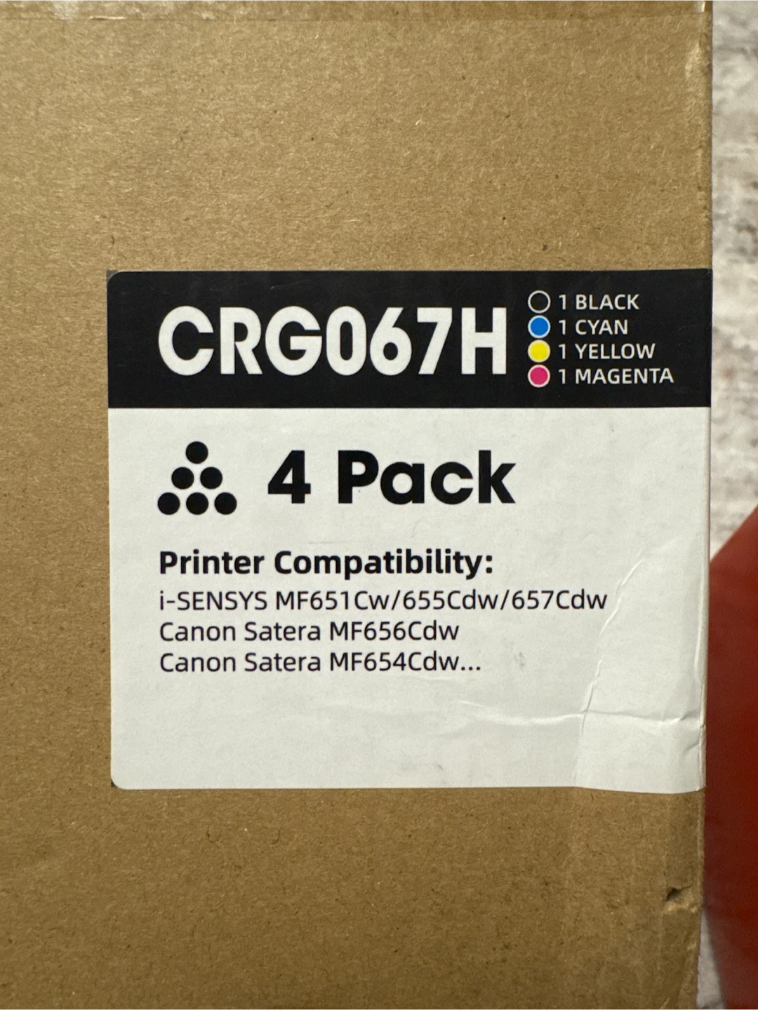 Canon CRG067H Toner Cartridge 4 Pack - photo 2