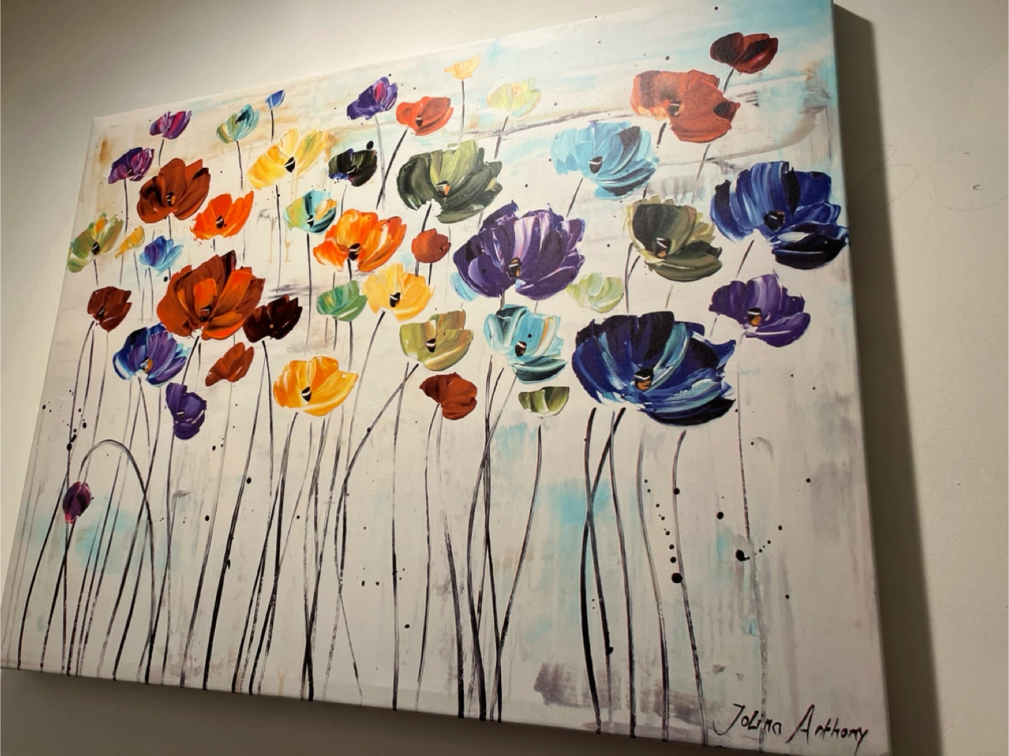 Jolina Anthony Floral Canvas Wall Art