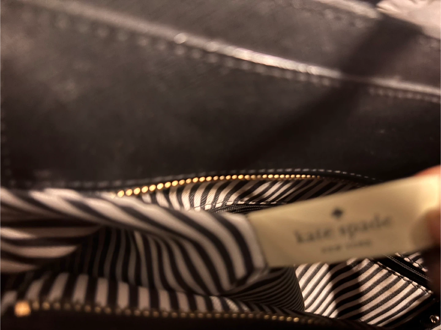 Kate Spade New York Black Saffiano Leather Tote Bag - photo 5
