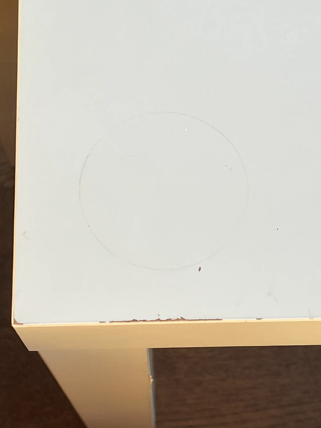 Free White Square Side Table - photo 4