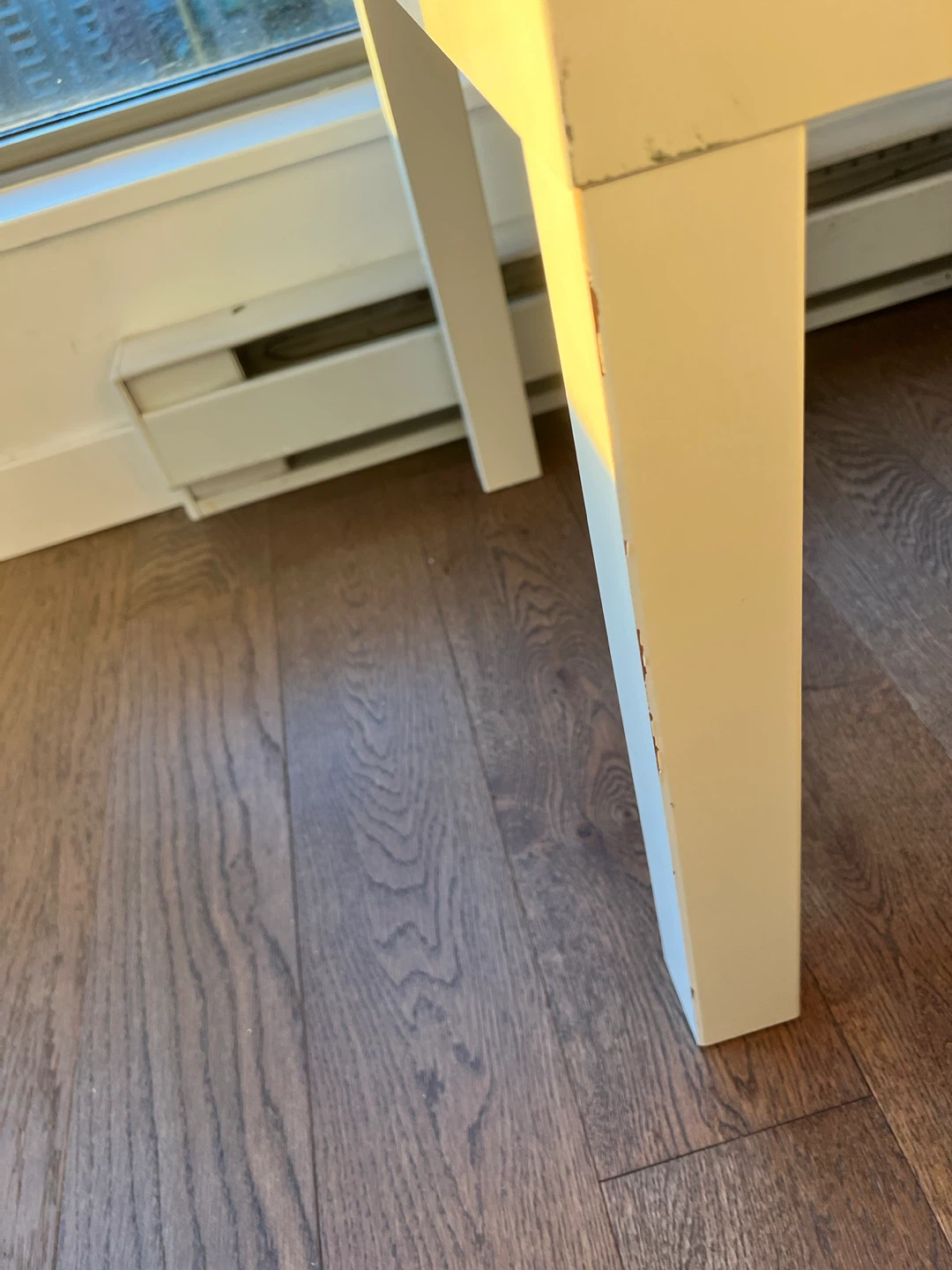Free White Square Side Table - photo 3