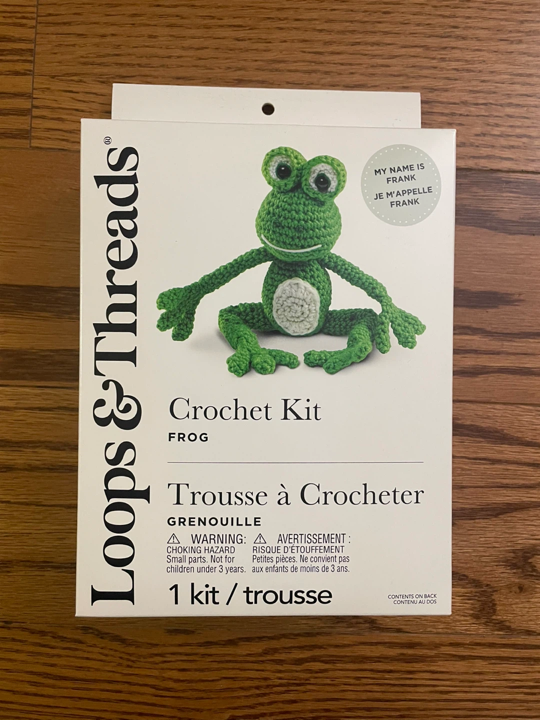 Loops & Threads Crochet Kit - Frog