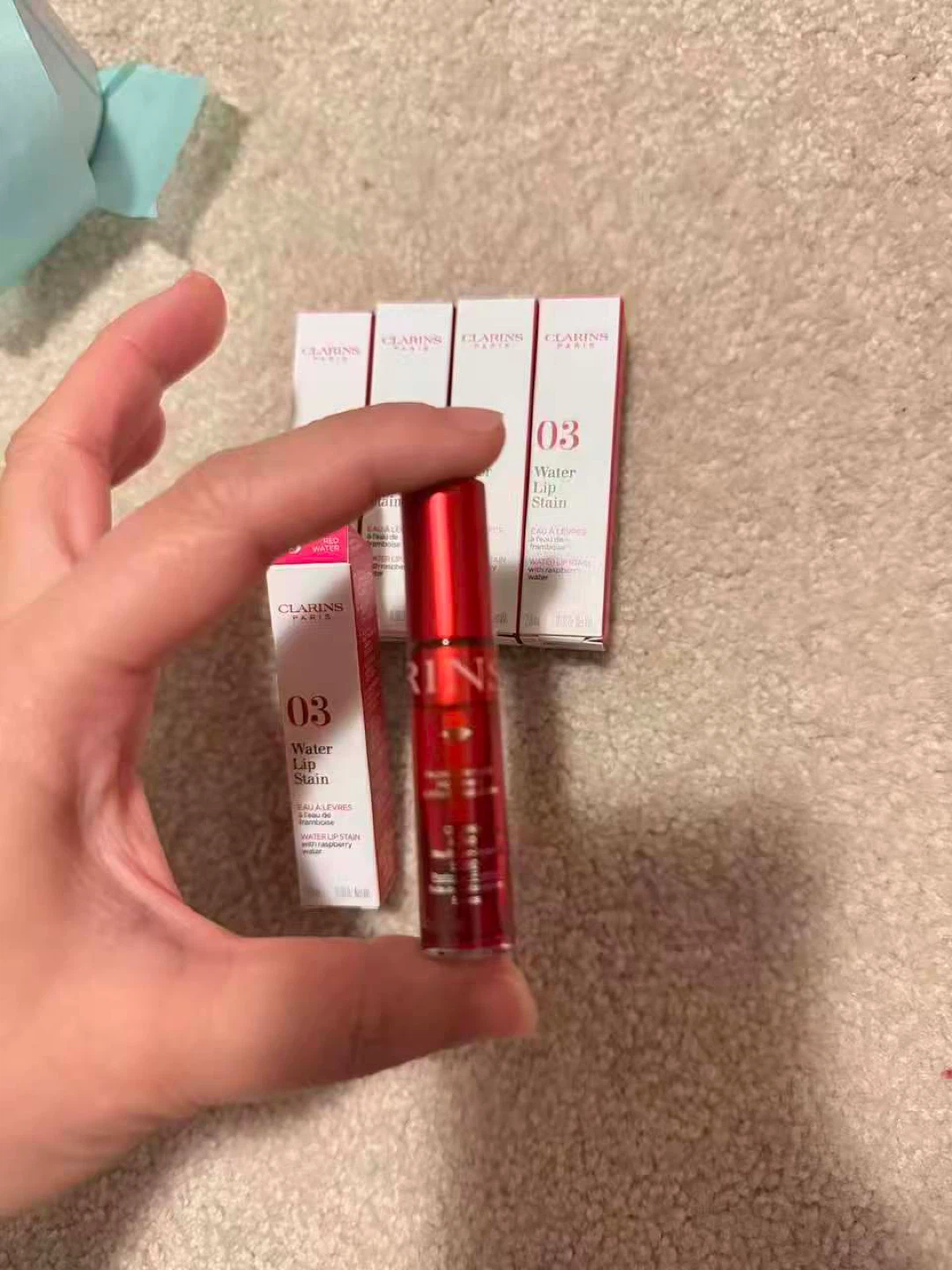 Clarins Water Lip Stain 03 Red Berry