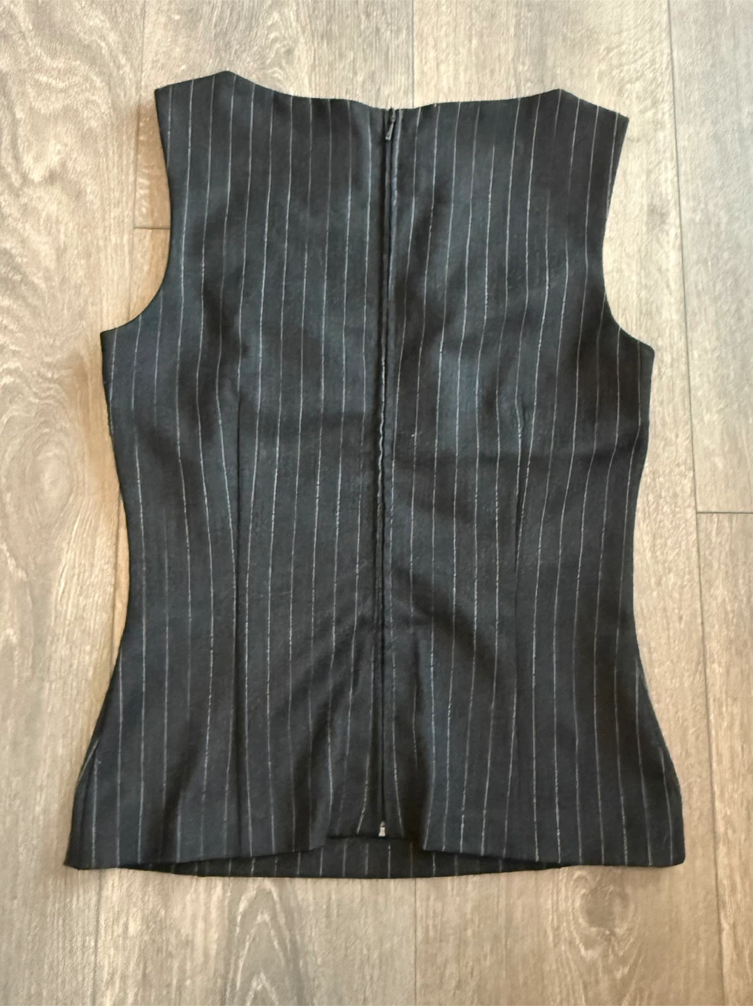 Dolce & Gabbana Pinstripe Sleeveless Vest Top - photo 3