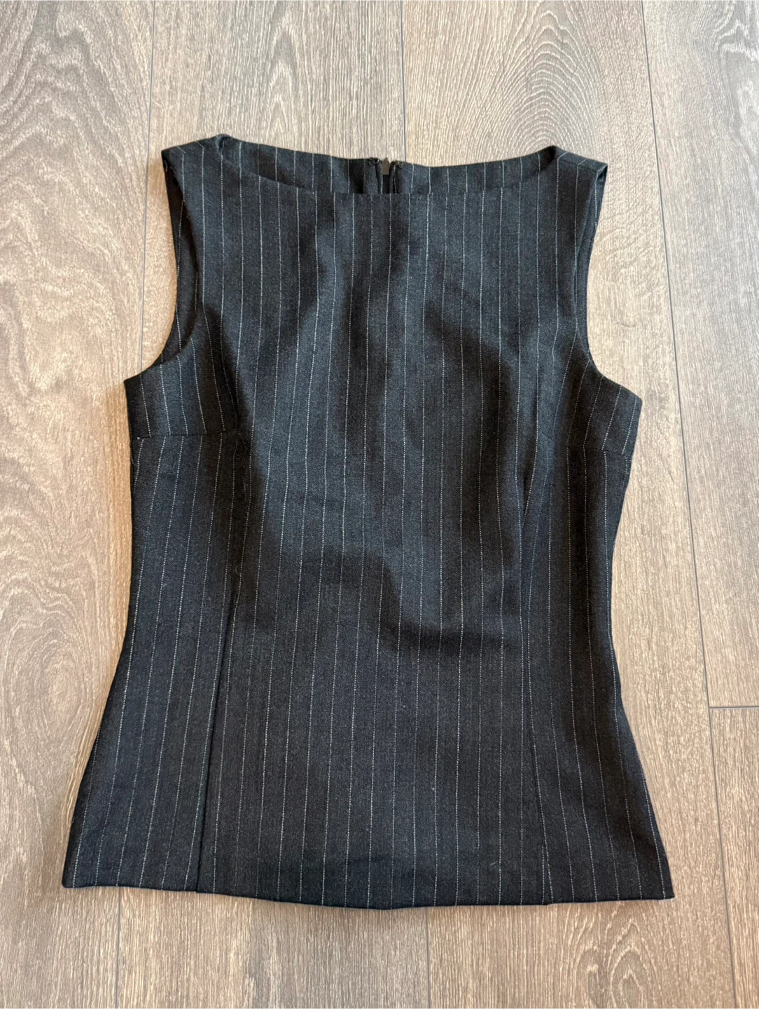 Dolce & Gabbana Pinstripe Sleeveless Vest Top