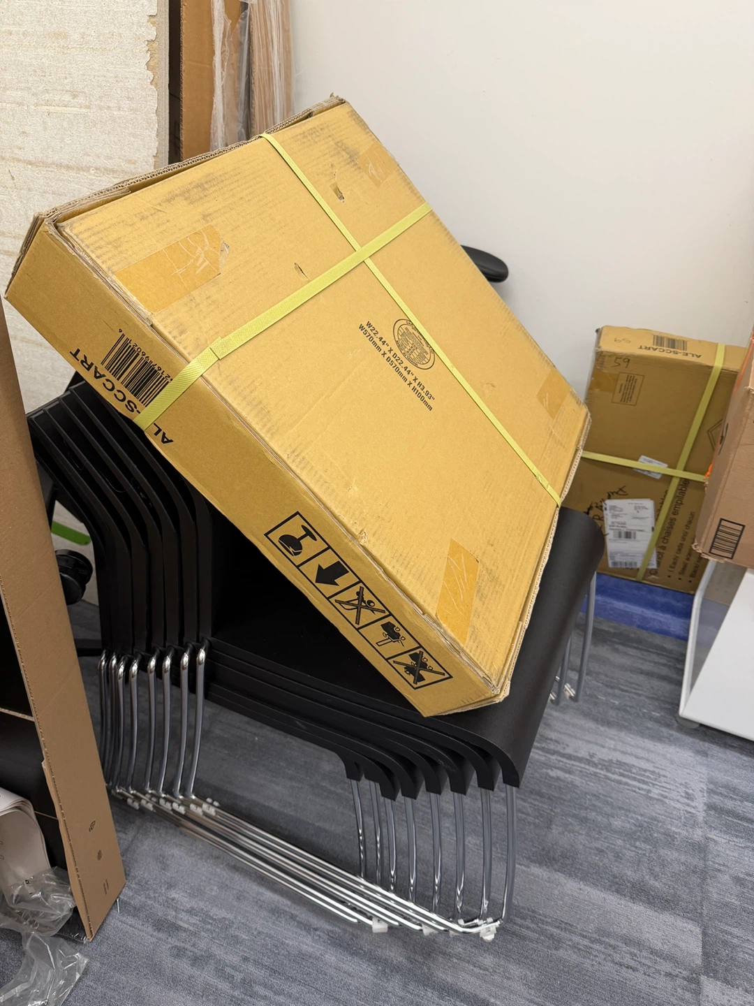 Uline Stackable Chair Dolly H-4115