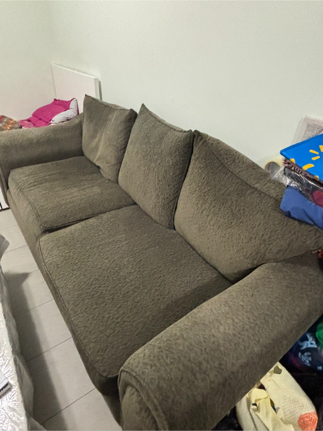 Sofa and mattresses