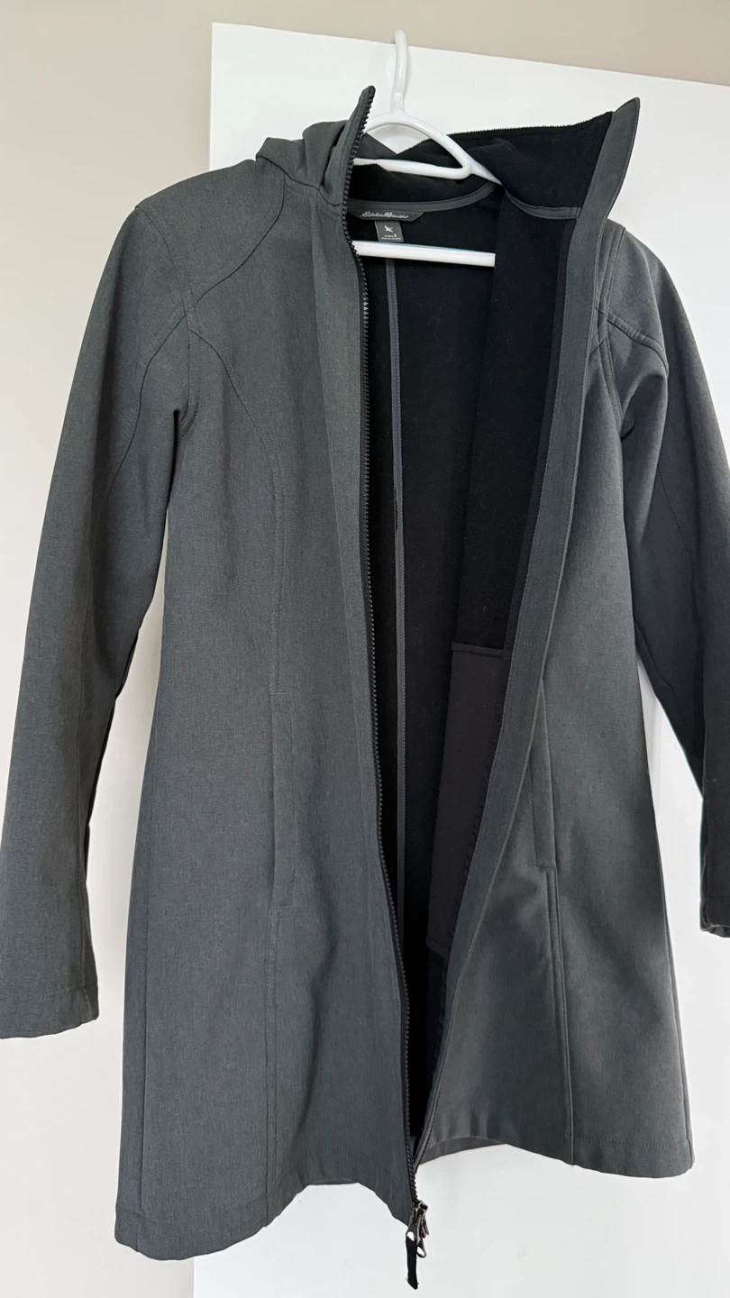 Eddie Bauer Women's Softshell Jacket - Charcoal Grey - Size S