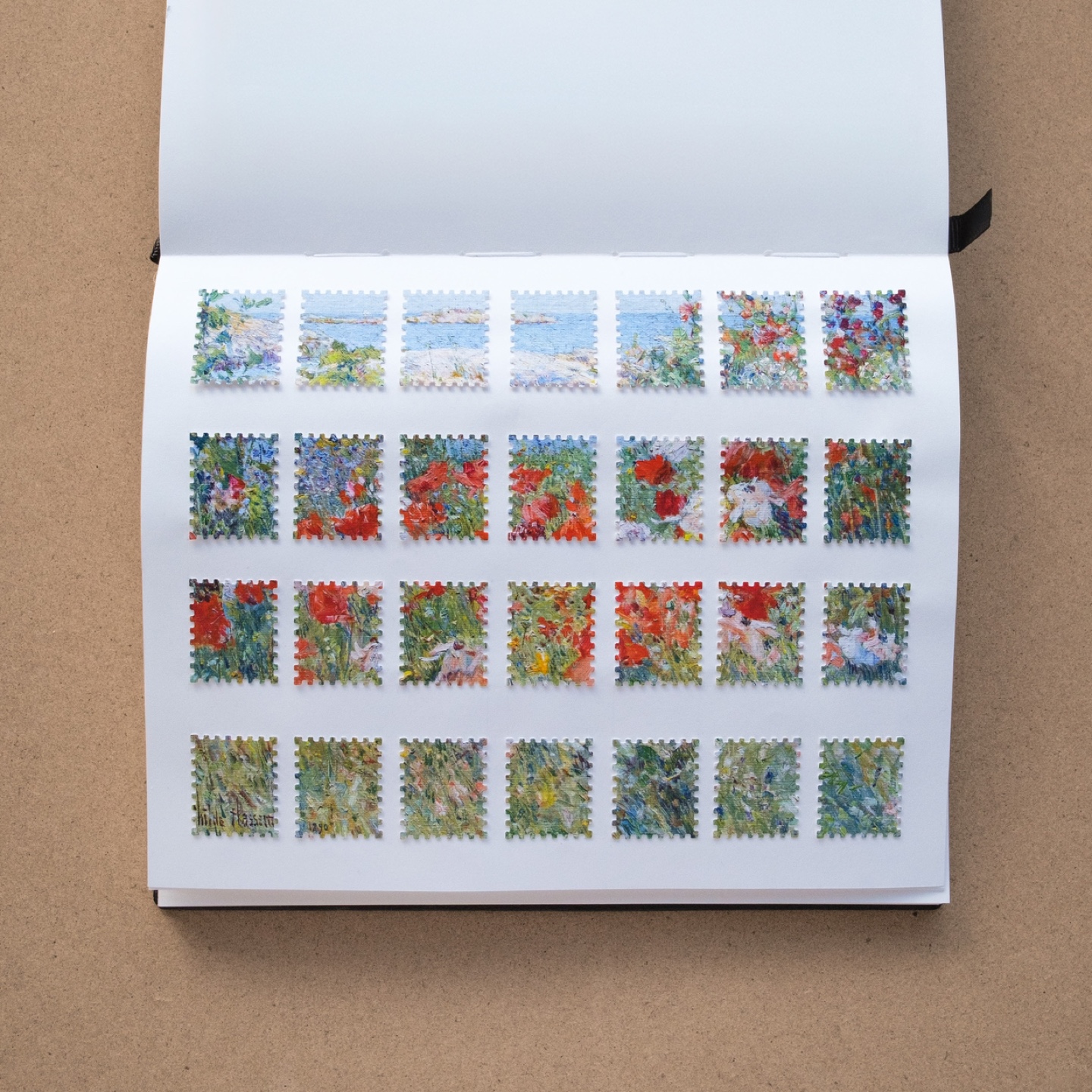 Vintage Painting Postage Stamp Art Set - photo 2