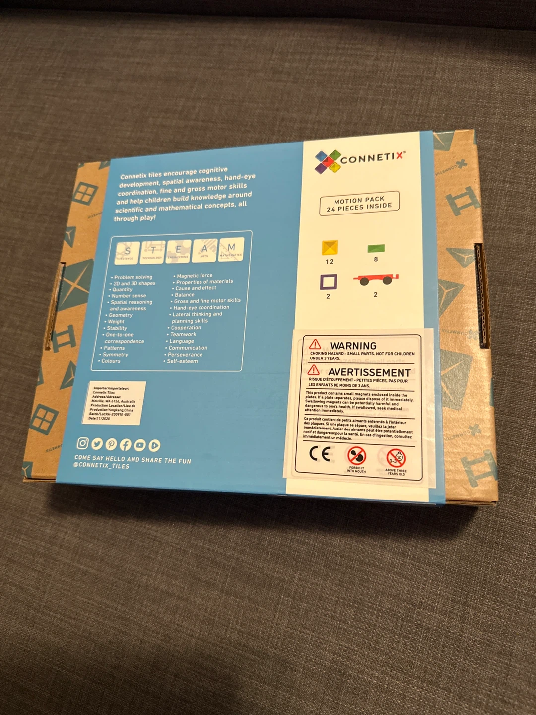 Connetix Magnetic Tiles Motion Pack (24 Pieces) - photo 2