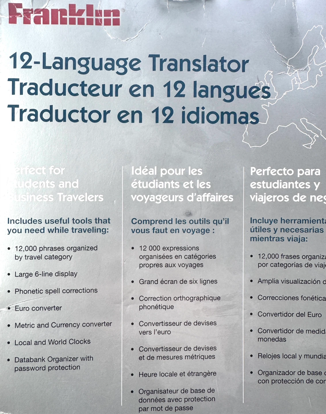 Franklin 12-Language Translator TG-470 - photo 2