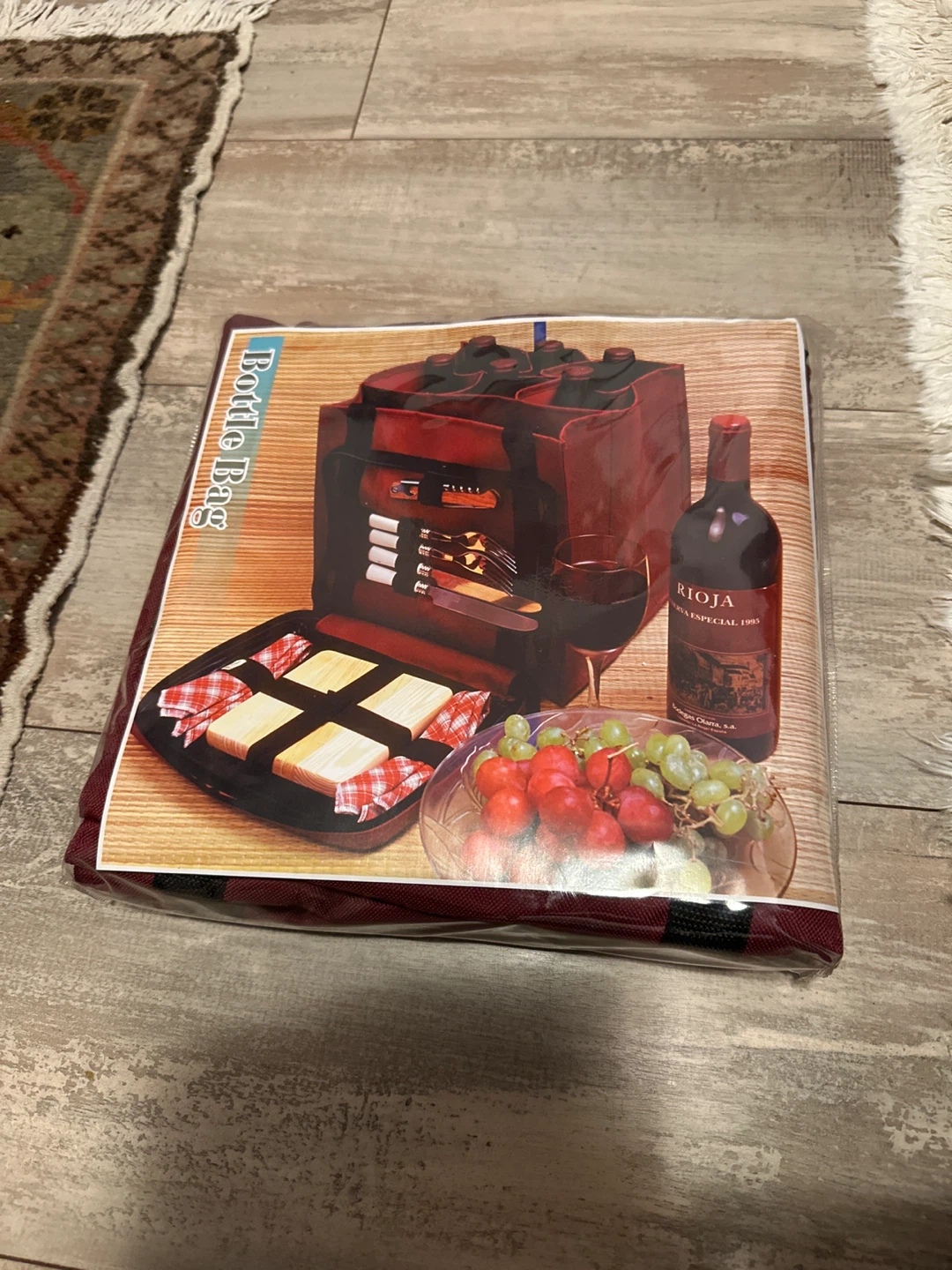 Bottle Bag Picnic Set - includes items in photo