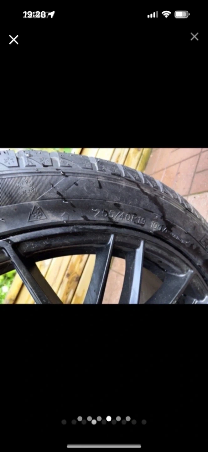 DODGE 95% New. 255/40R/19–Two winter wheels with rims. $180 - photo 4