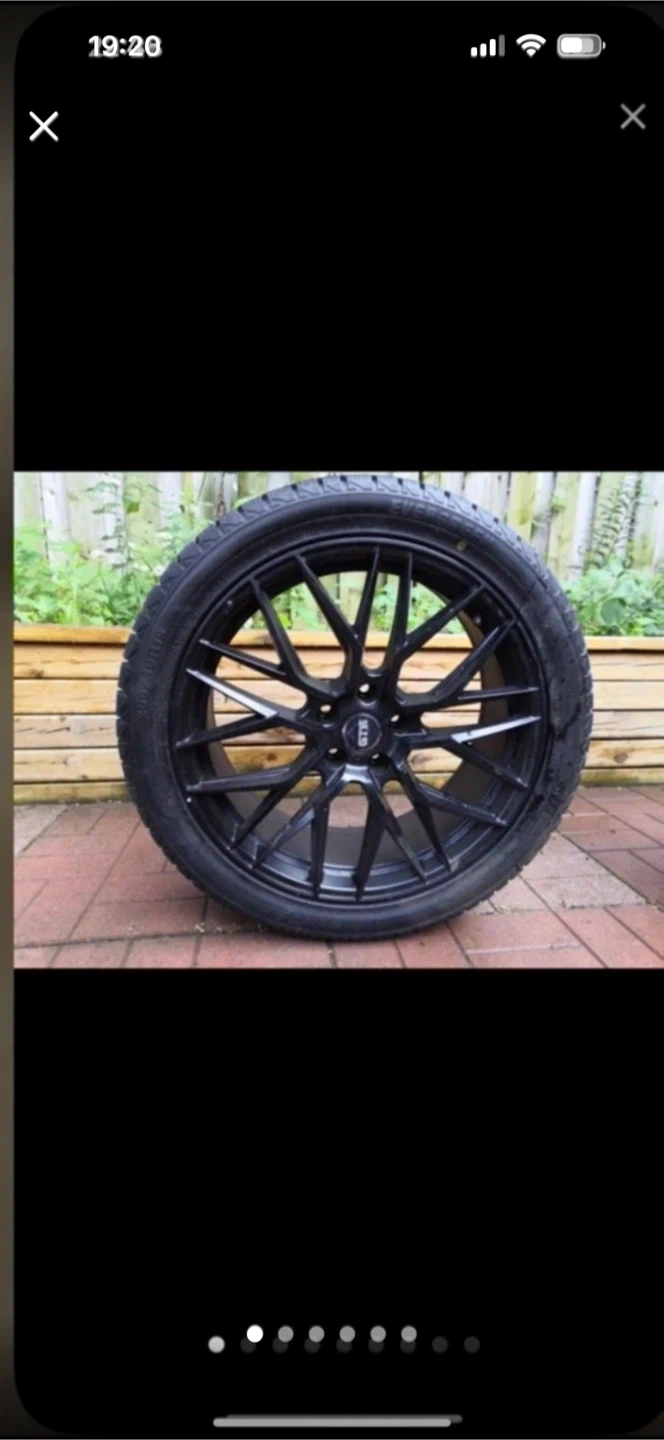 DODGE 95% New. 255/40R/19–Two winter wheels with rims. $180