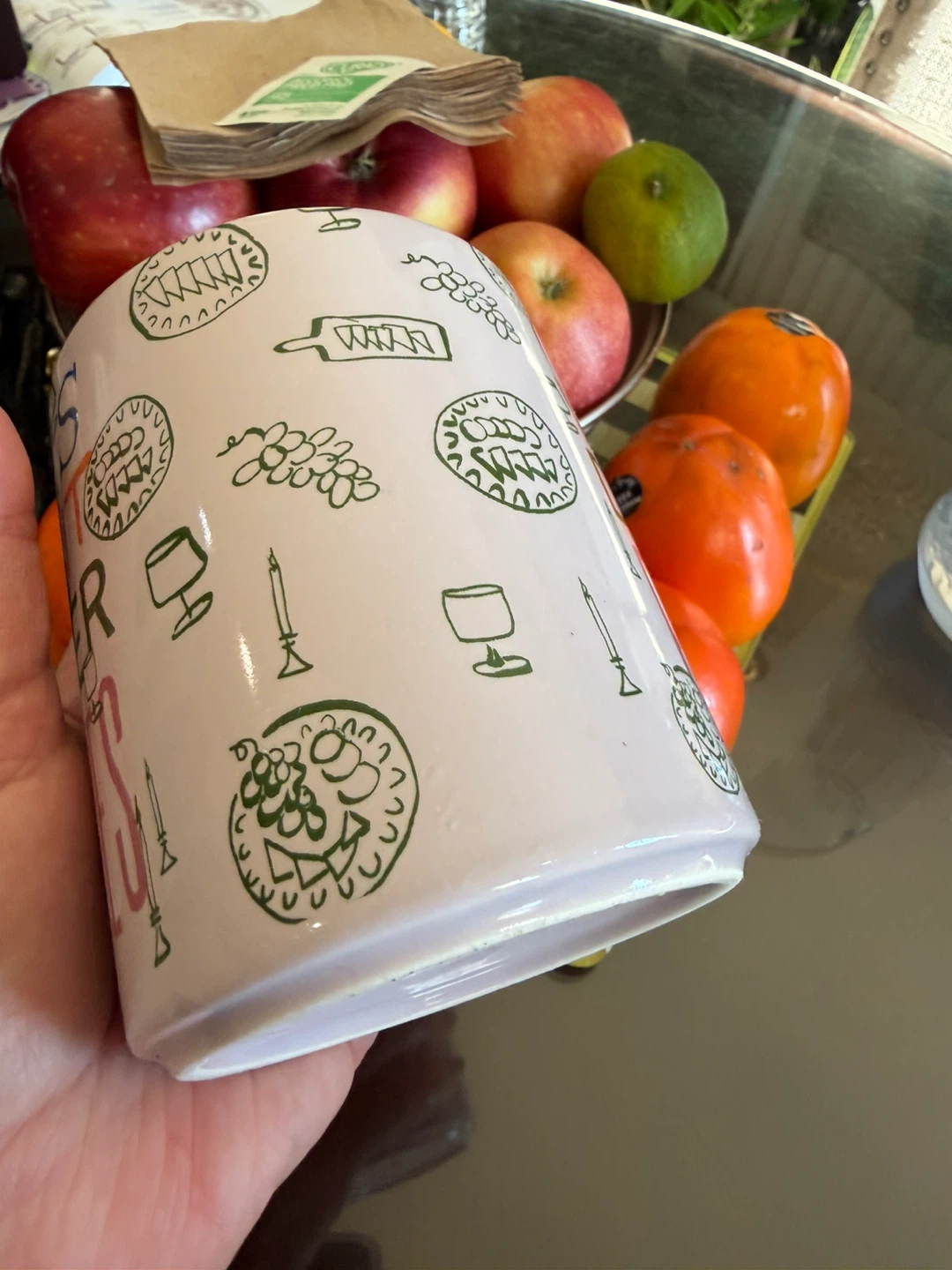 Anthropologie Phthalo Ruth "Girls Want Dinner Parties" Mug - photo 3
