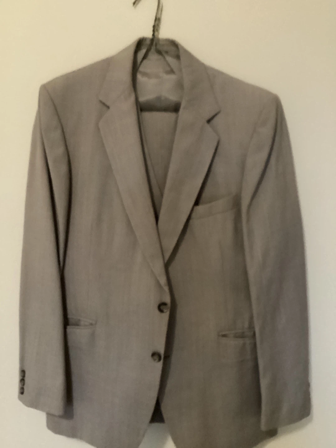 Men's 3-Piece Suit - Grey Pinstripe