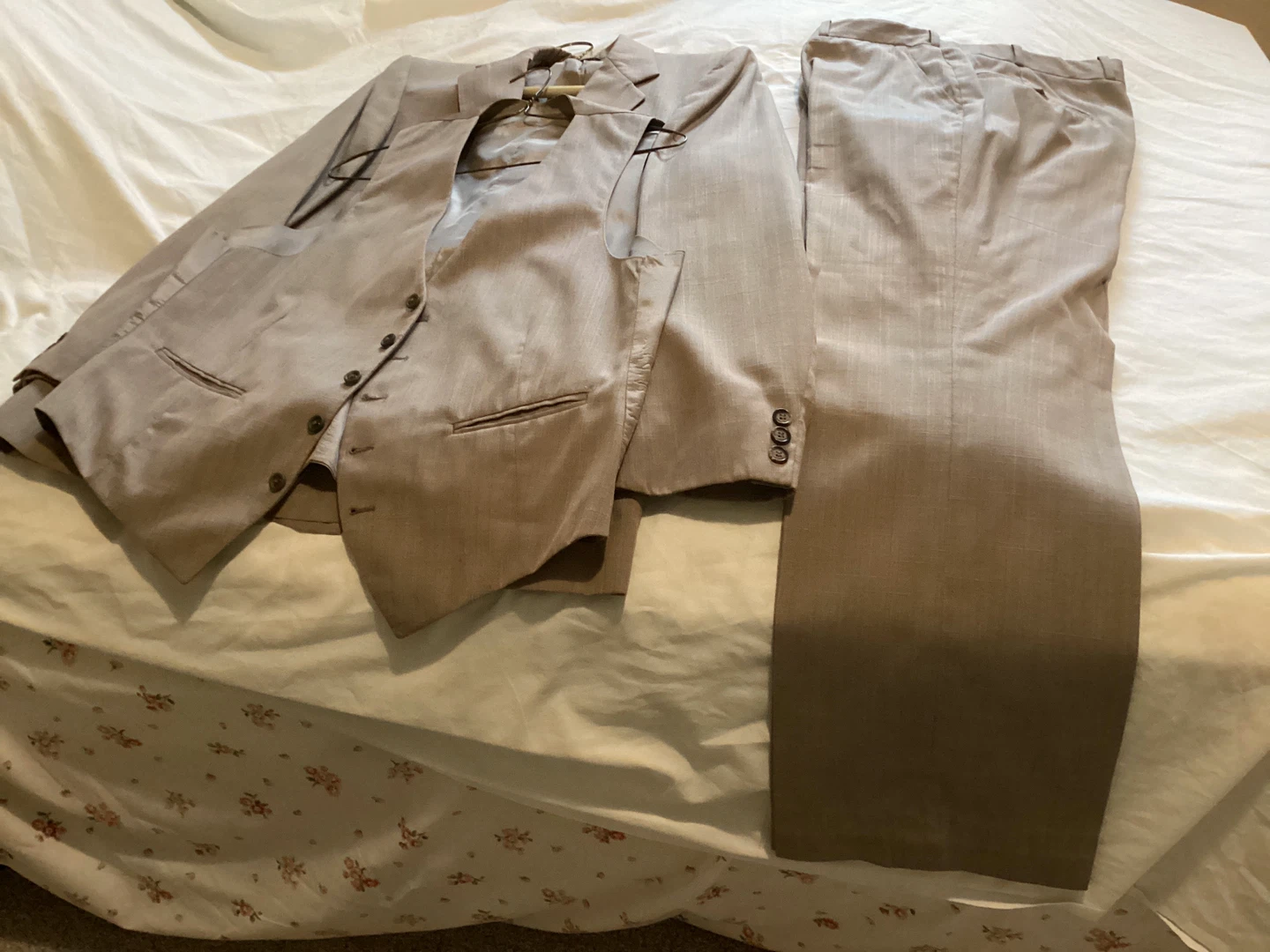 Men's 3-Piece Suit - Grey Pinstripe - photo 2