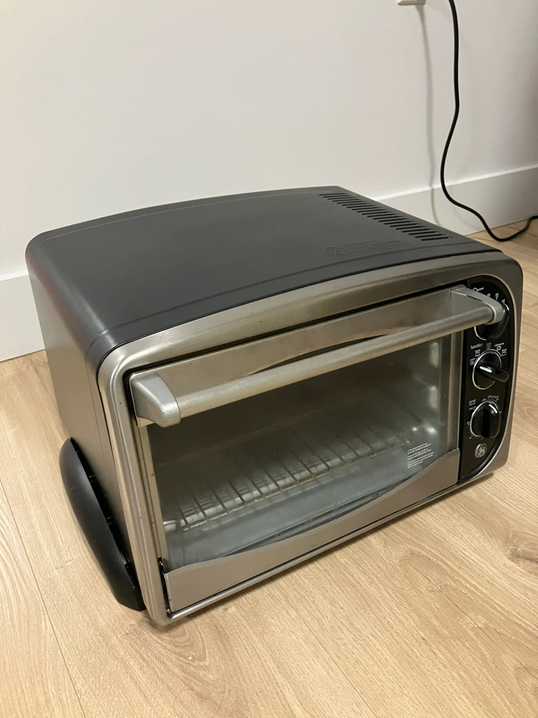 Black toaster oven garage sale