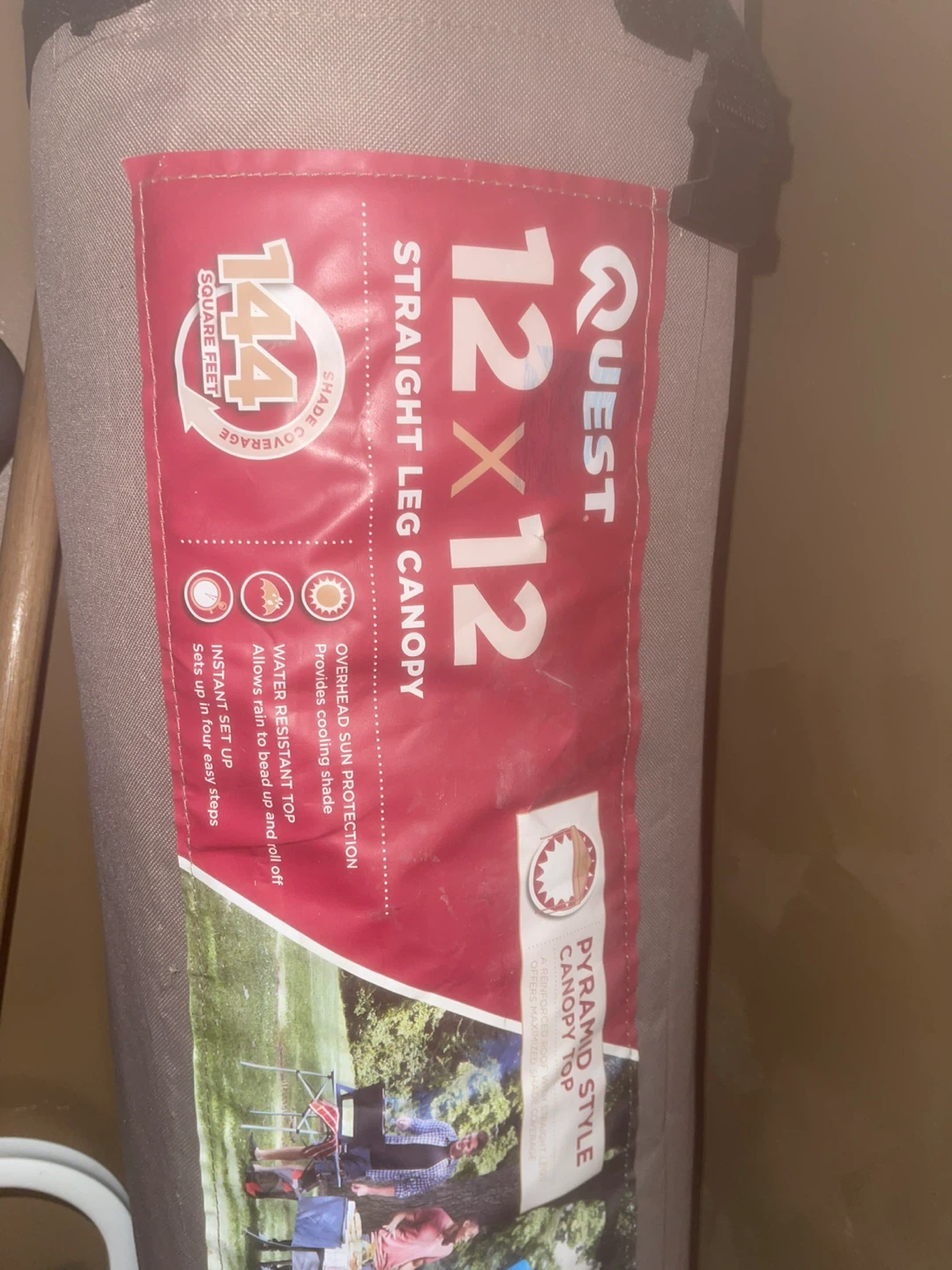 Quest 12x12 Straight Leg Canopy