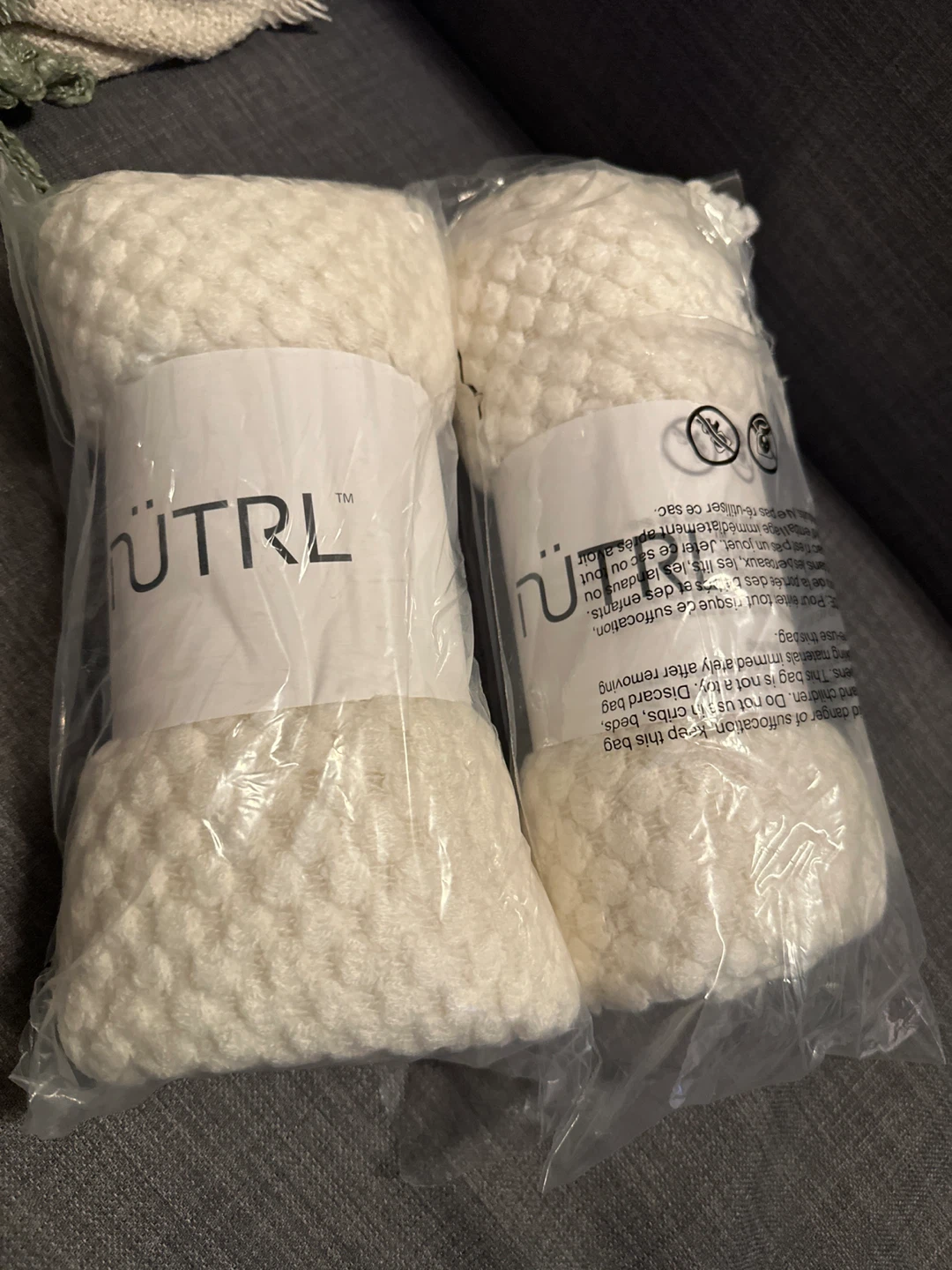 NütrL Knitted Blanket - Cream