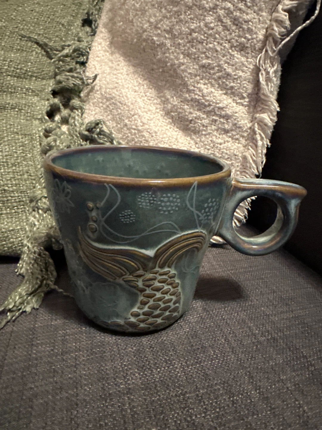 Starbucks Ceramic Mermaid Tail Mug