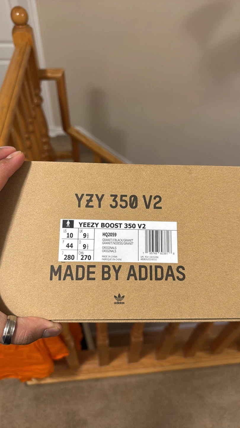 Adidas Yeezy Boost 350 V2 HQ2059 "Granite" - Size 9.5 US - photo 3