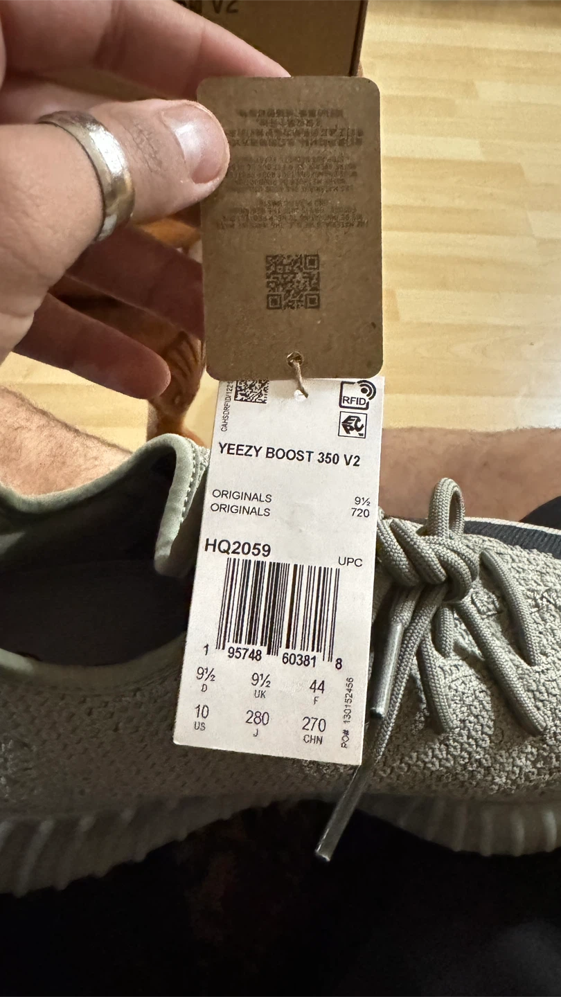 Adidas Yeezy Boost 350 V2 HQ2059 "Granite" - Size 9.5 US - photo 2