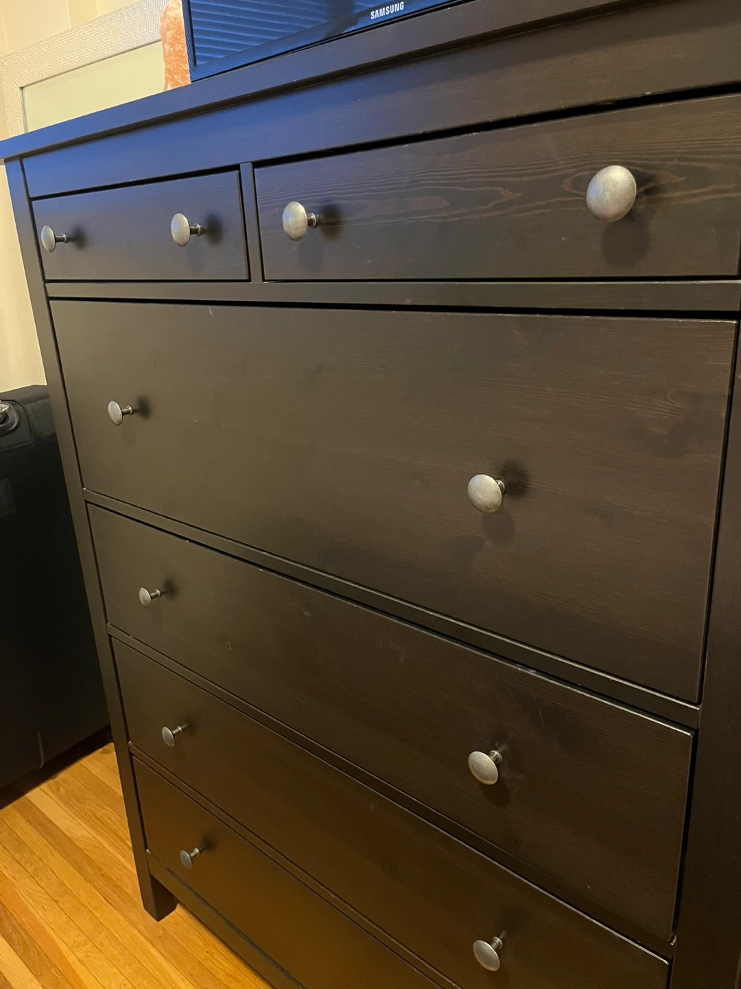 Dark Brown 6-Drawer Dresser - photo 4