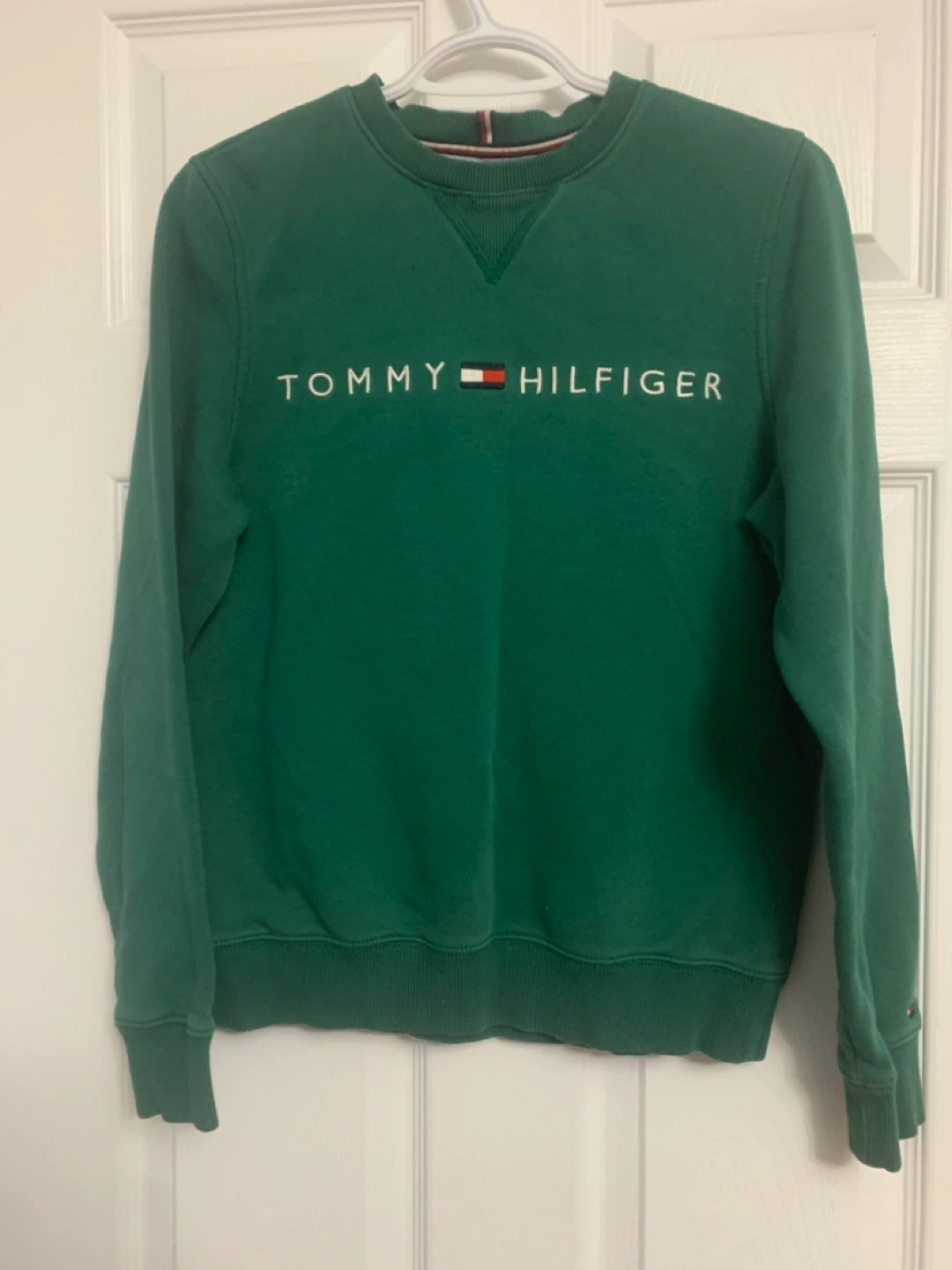 Tommy Hilfiger Green Crewneck Sweatshirt - XS