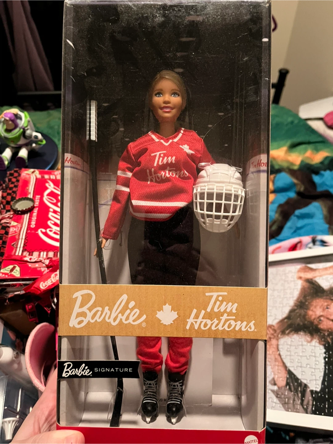 Tim Hortons Barbie Hockey Player Doll Blonde Skates Canada 2020