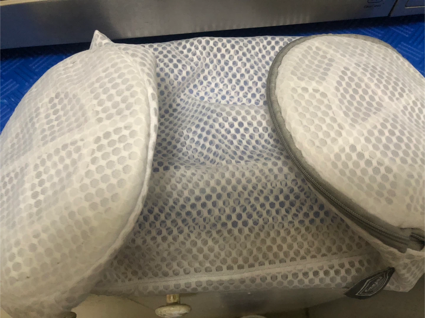 New -White Mesh Laundry shoe Bag with Zipper - photo 5