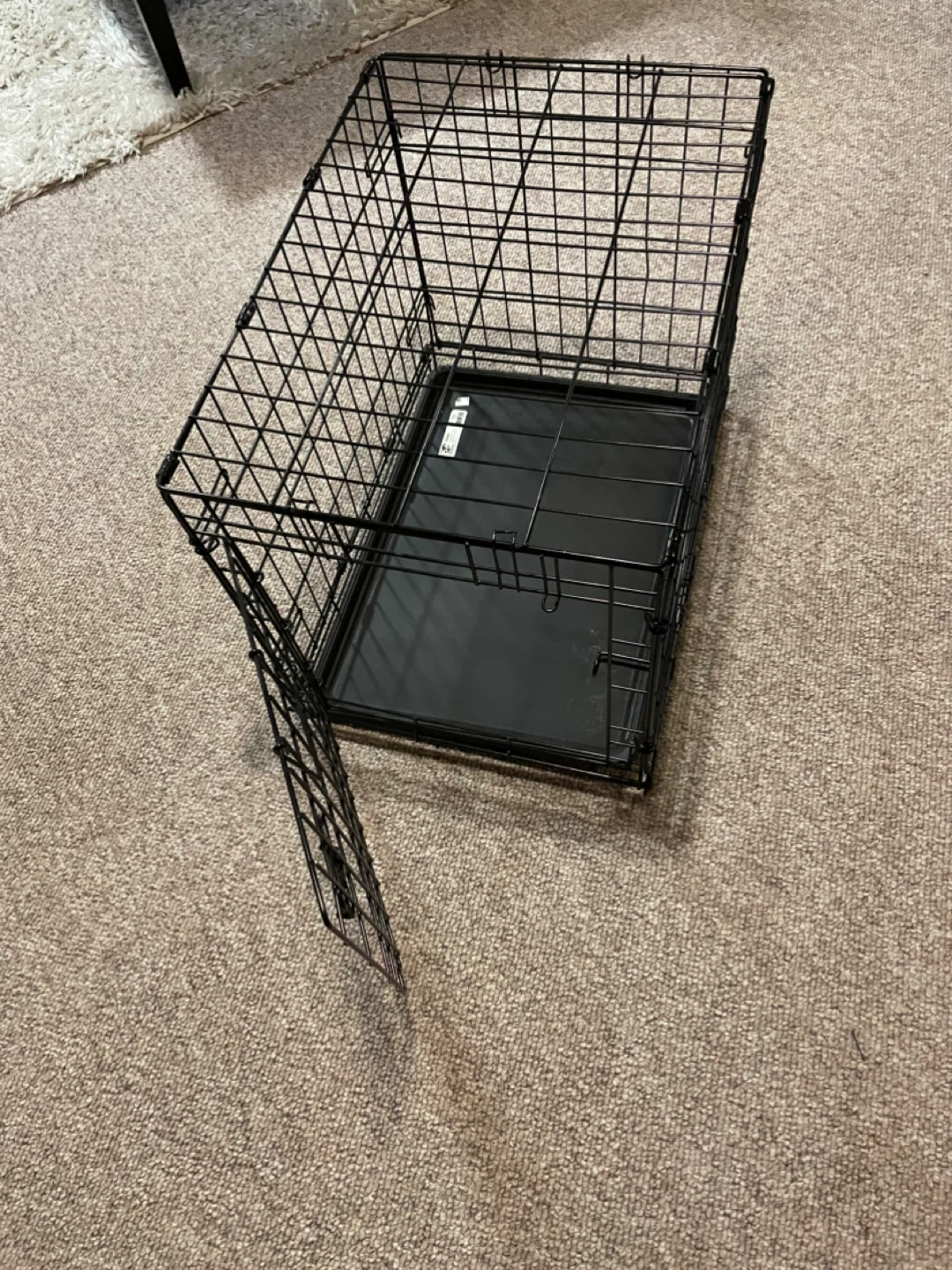 Black Wire Pet Crate