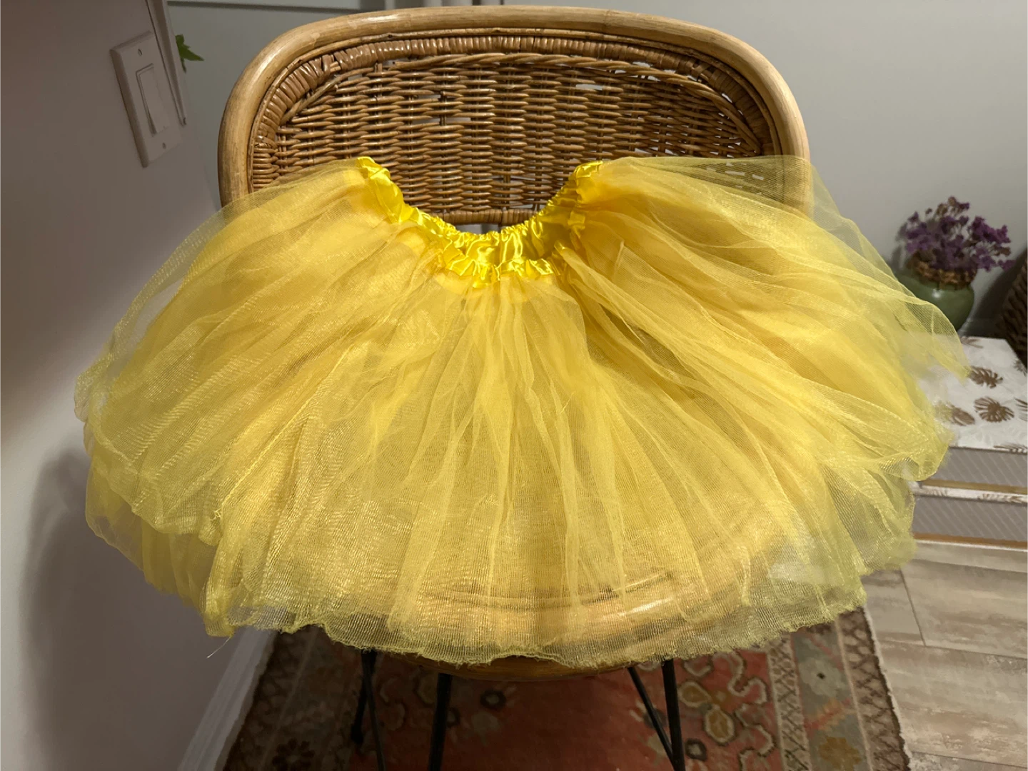 Quintessential Yellow Tulle Tutu Skirt