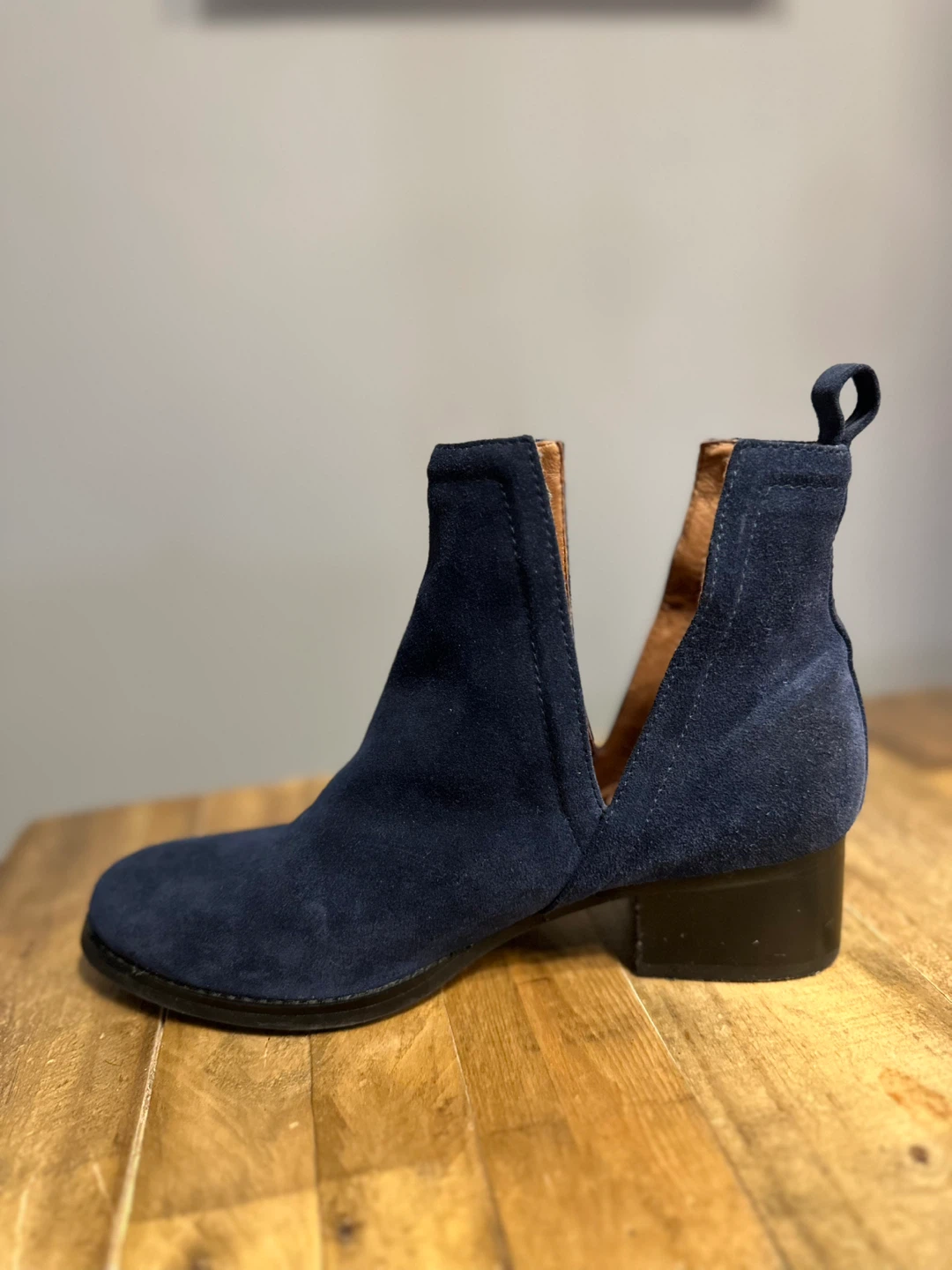 Jeffrey Campbell Blue Suede Ibiza Last Booties - photo 2