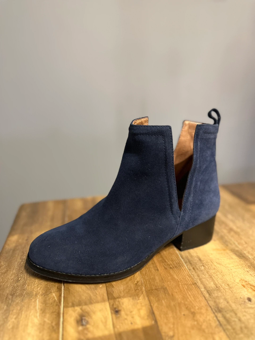 Jeffrey Campbell Blue Suede Ibiza Last Booties