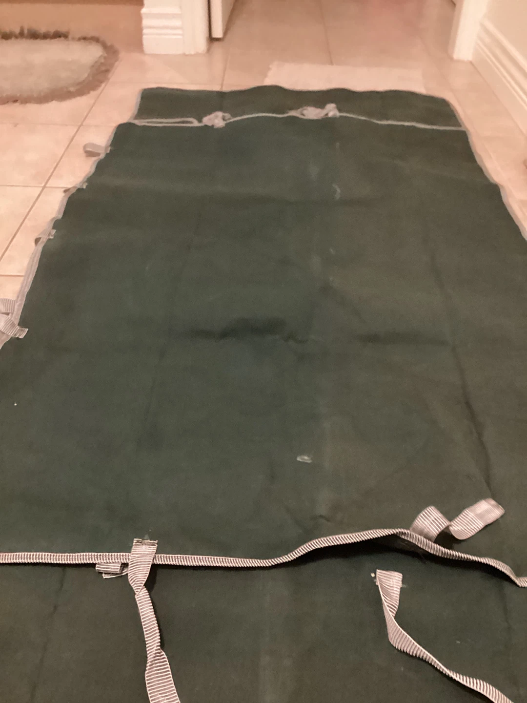 Green Canvas Tool Roll Bag - photo 3