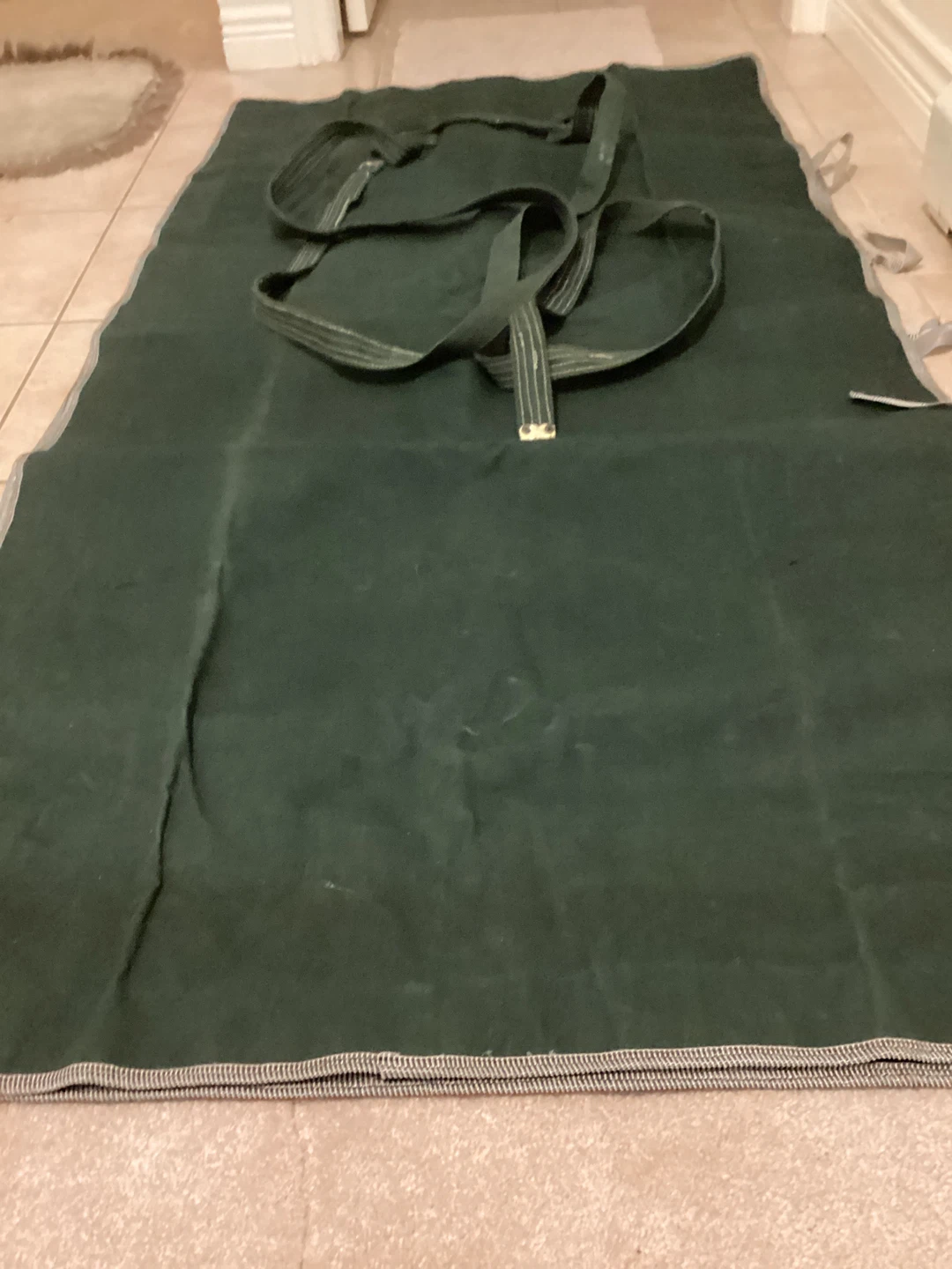 Green Canvas Tool Roll Bag - photo 4