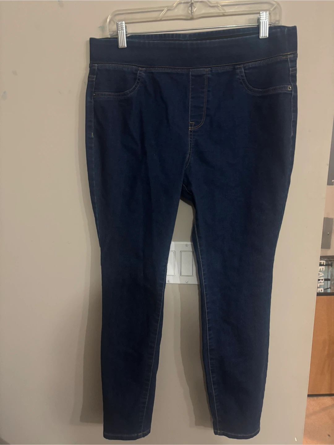 George Women's Size 12 Denim Pull-On Pants
