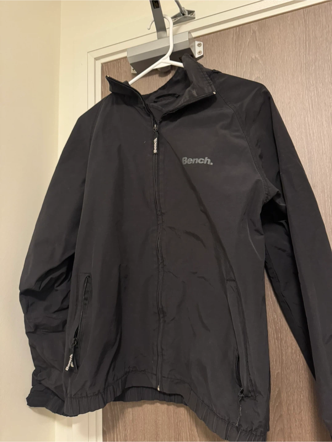 Bench Black rain jacket Size M