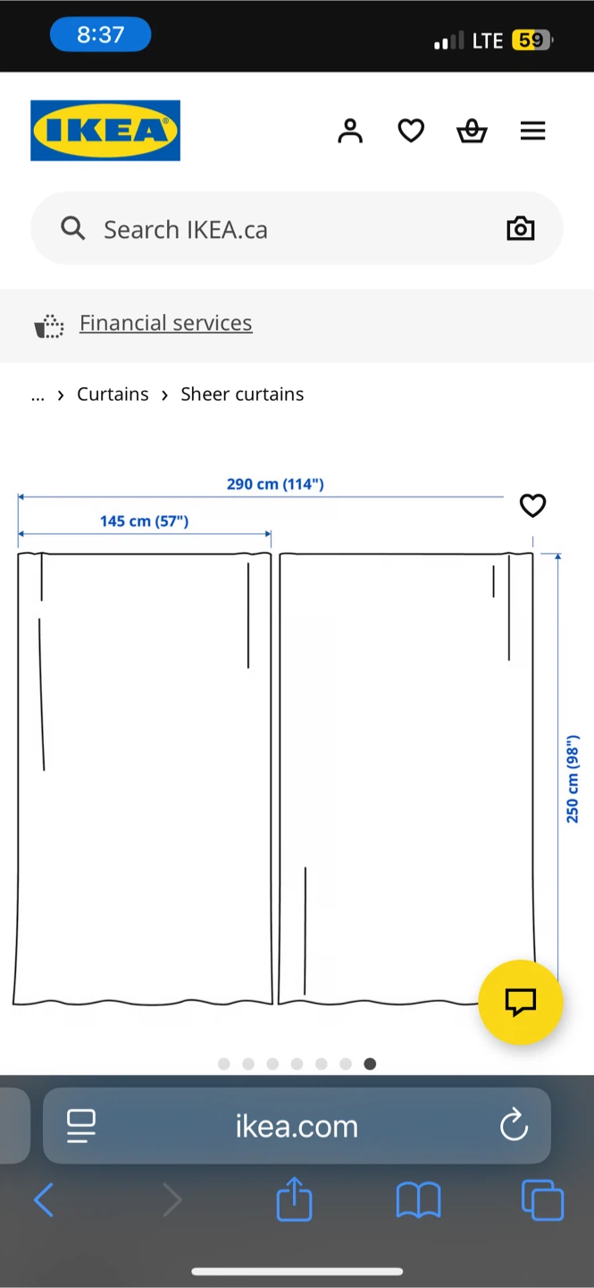 IKEA GJERTTRUD Sheer Curtains - White (1 pair, 145x250 cm) - photo 4