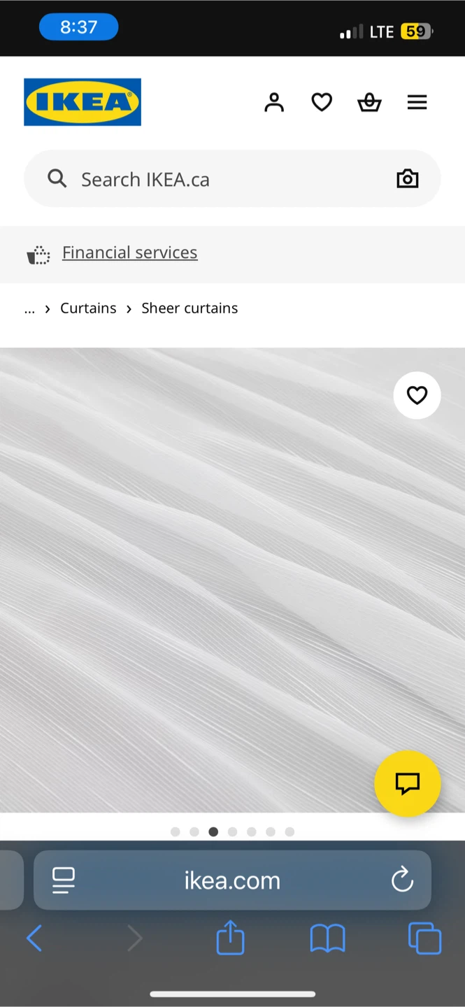 IKEA GJERTTRUD Sheer Curtains - White (1 pair, 145x250 cm) - photo 2