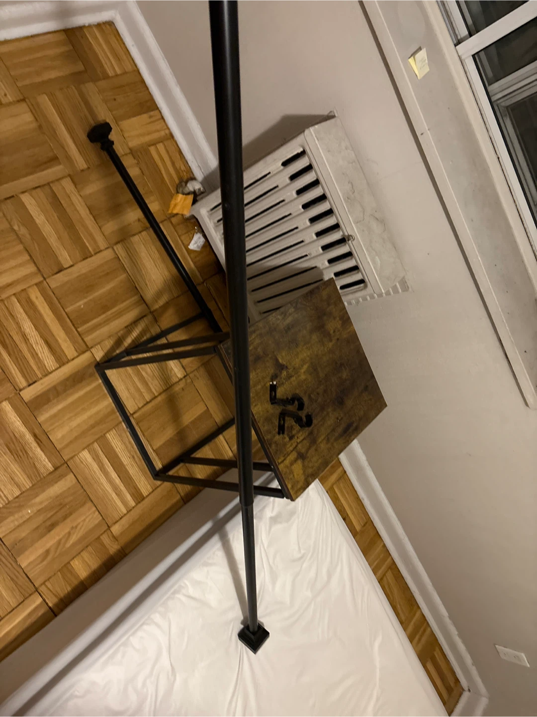 Black Metal Curtain Rod Set - photo 2