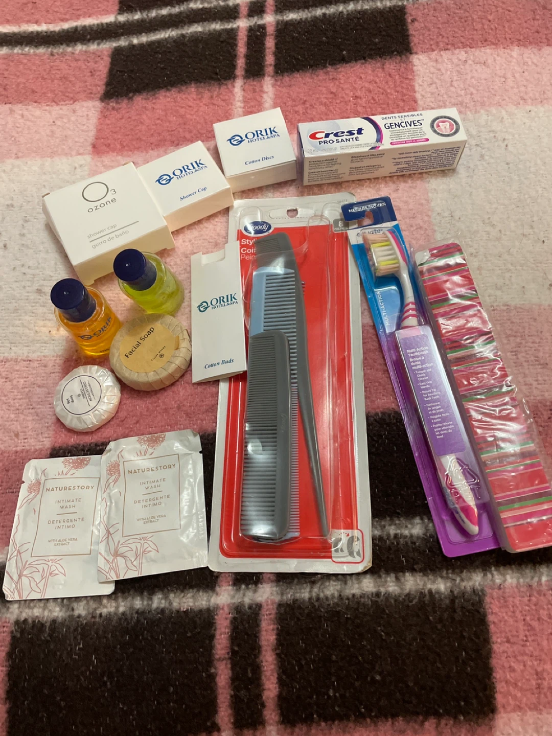 Brand new  toiletries and travel essentials