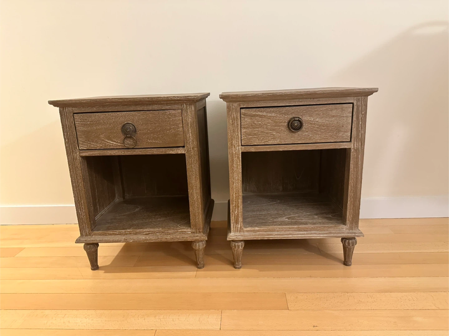 (Expires today) Set of 2 Solid Wood Nightstands