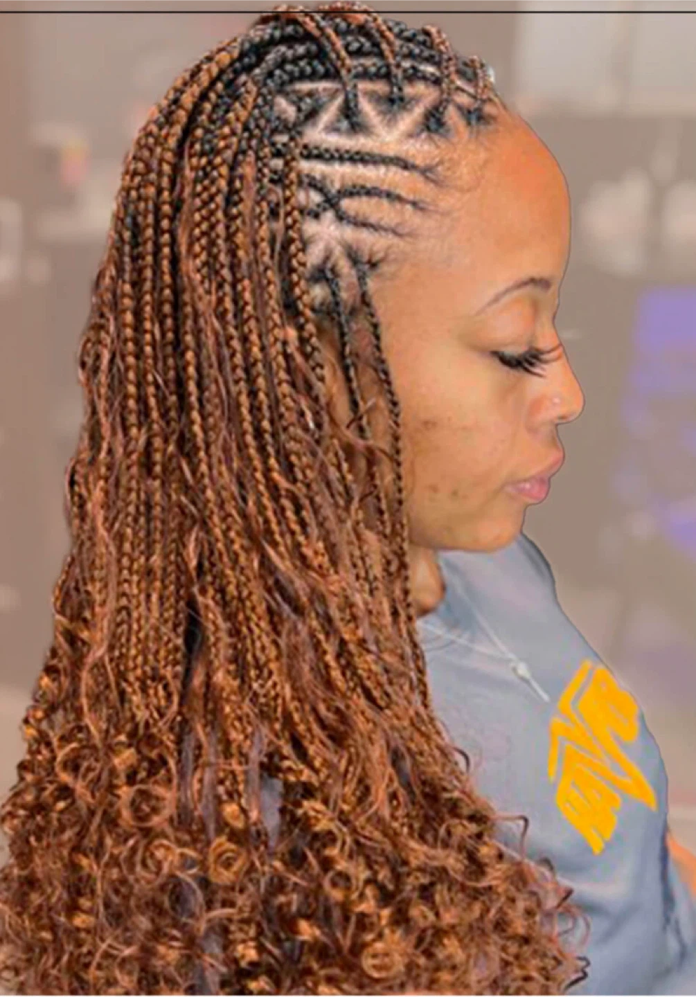 Braided Hairstyles with Curly Ends