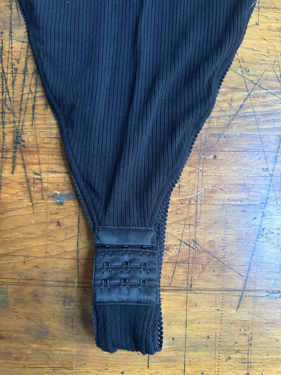 AFRM Black V-neck Bodysuit with Shoulder Pads XS - photo 4