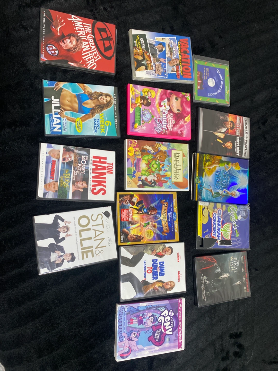Collection of 16 DVDs