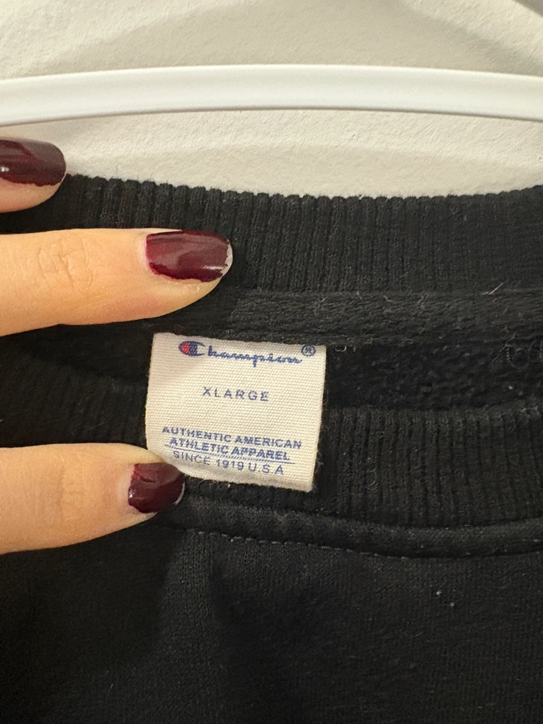 Champion Black Crewneck Sweatshirt - photo 2