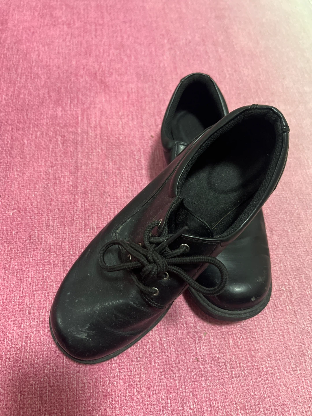 Safe Step Non-Marking Black Leather Shoes - photo 2